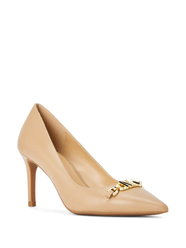 Michael Michael Kors 75mm appliqué-logo Leather Pumps Neutrals FARFETCH  PH