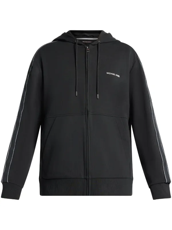 Sudadera Con Capucha Michael Kors Logo Hombre Negras Se