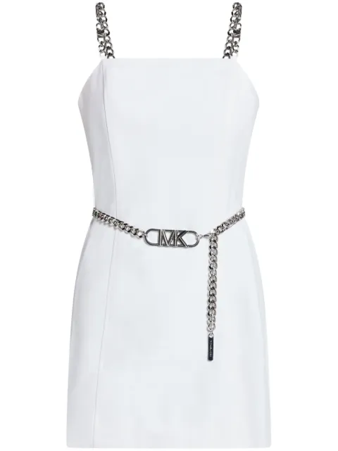 Michael Kors stretch-crepe belted mini dress