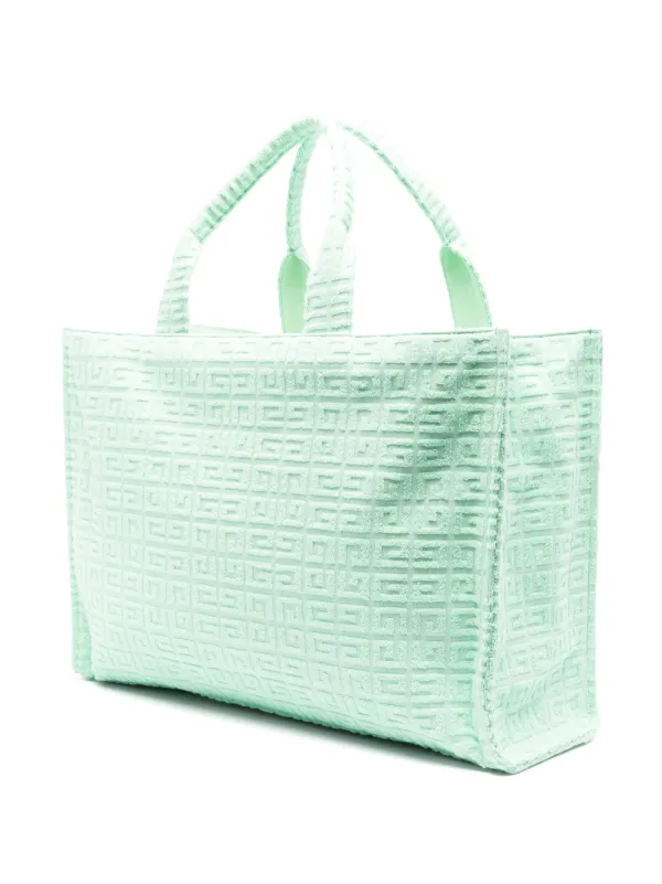 Givenchy Medium 4G towelling-finish Tote Bag | Green