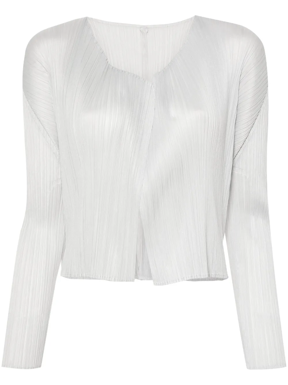 Pleats Please Issey Miyake chamarra plisada | gris | Image 1