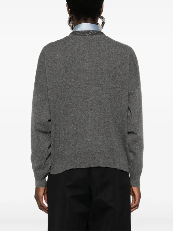 Brunello Cucinelli モニーレ カシミアセーター | グレー