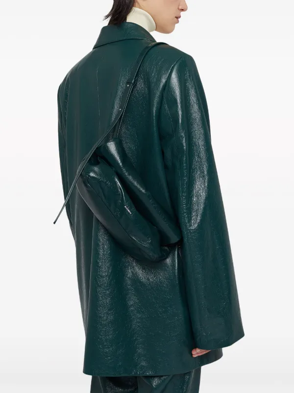 Jil Sander Small Rollup Leather Shoulder Bag | Green | FARFETCH Jil Sander Small Rollup Leather Shoulder Bag | Green | FARFETCH
