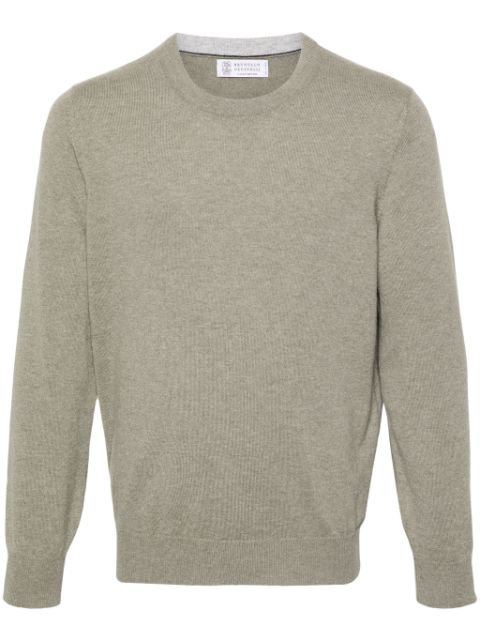 Brunello Cucinelli crew-neck cashmere jumper Men