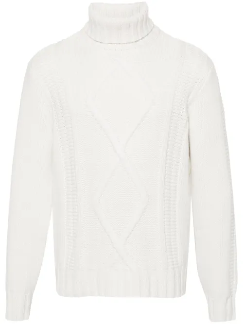 Pull en cachemire à col roulé - Brunello Cucinelli - Modalova