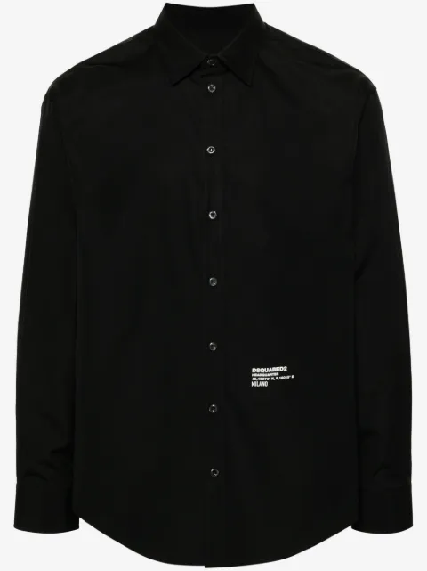 DSQUARED2 camisa con logo estampado