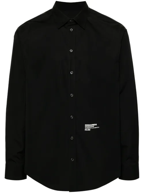Chemise à logo imprimé - DSQUARED2 - Modalova