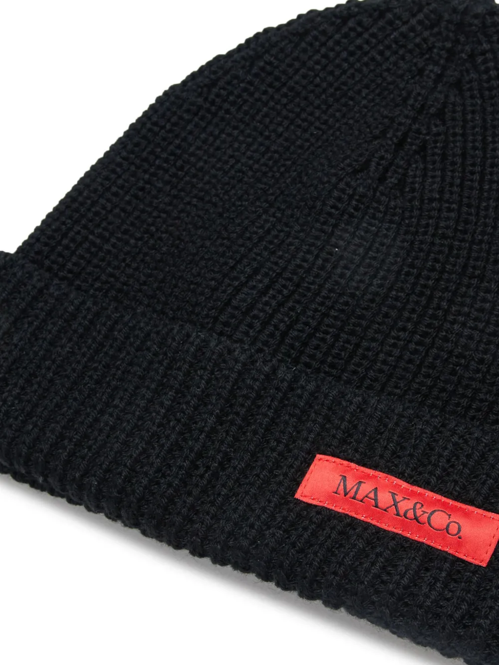 MAX&Co. Kids Muts met logopatch Zwart