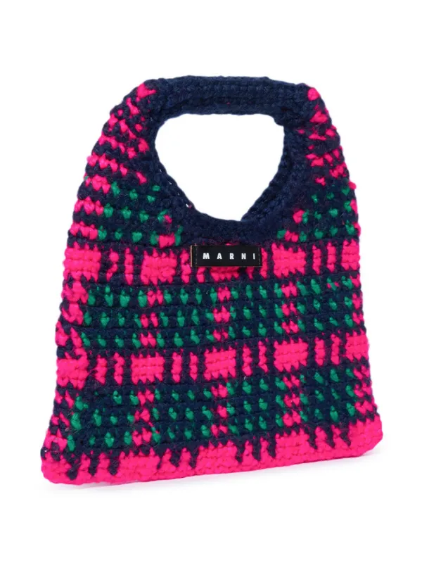Marni Kids crochet-knit Shoulder Bag Pink FARFETCH PH