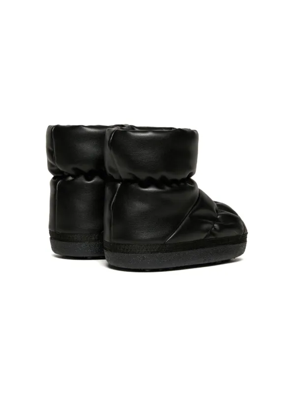 DSQUARED2 KIDS logo print Snow Boots Black FARFETCH GE