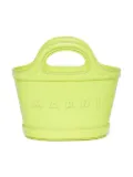 Marni Kids Tropicallia logo-embroidered bucket bag - Green