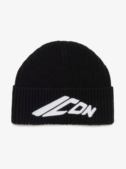 DSQUARED2 KIDS Icon embroidered beanie 