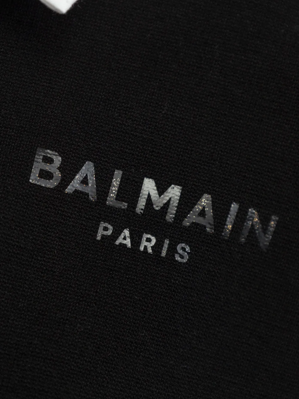 BALMAIN LOGO-PRINT SHIRT DRESS 