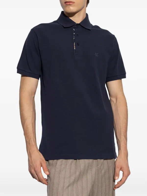 【送料&関税込】Etro T-shirts And Polos ETRO paisley-print Cotton Polo Shirt | White | FARFETCH
