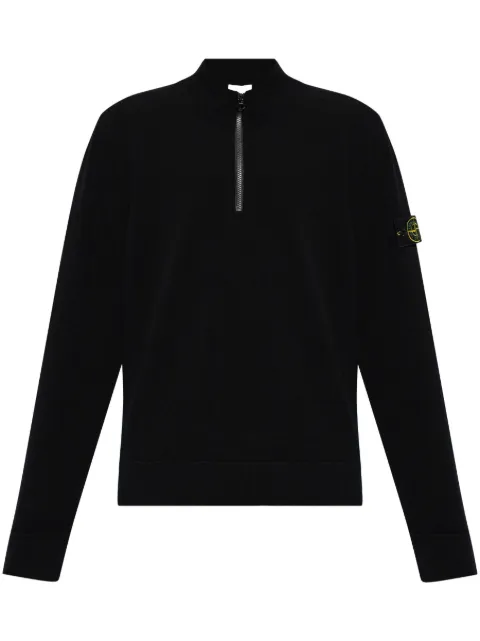 Stone Island Compass-motif wool sweatshirt