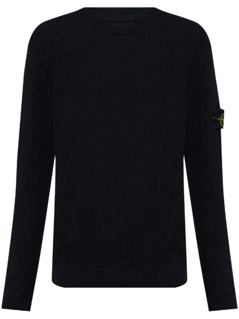 Stone Island Compass-motif wool jumper 