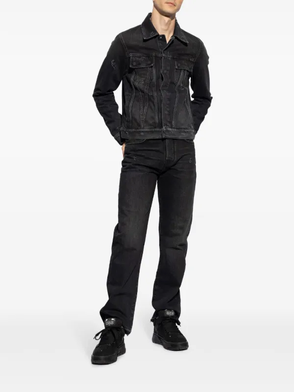 Amiri Black Distressed Denim Slim Fit Jeans M | eBay