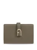 Furla medium Flow leather wallet - Green