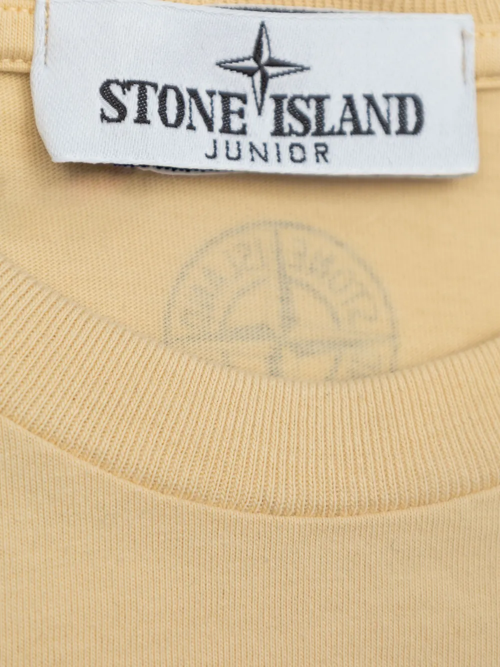 Stone Island Junior T-shirt met print Beige