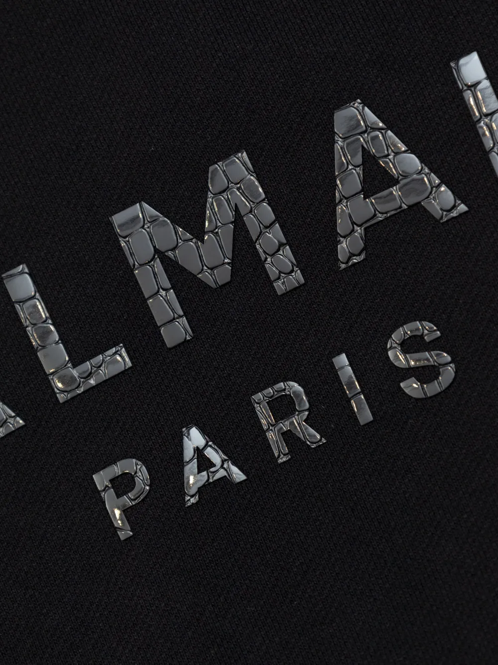 Balmain Kids Hoodie met logopatch Zwart