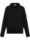 Stone Island Compass-motif cotton hoodie - Black