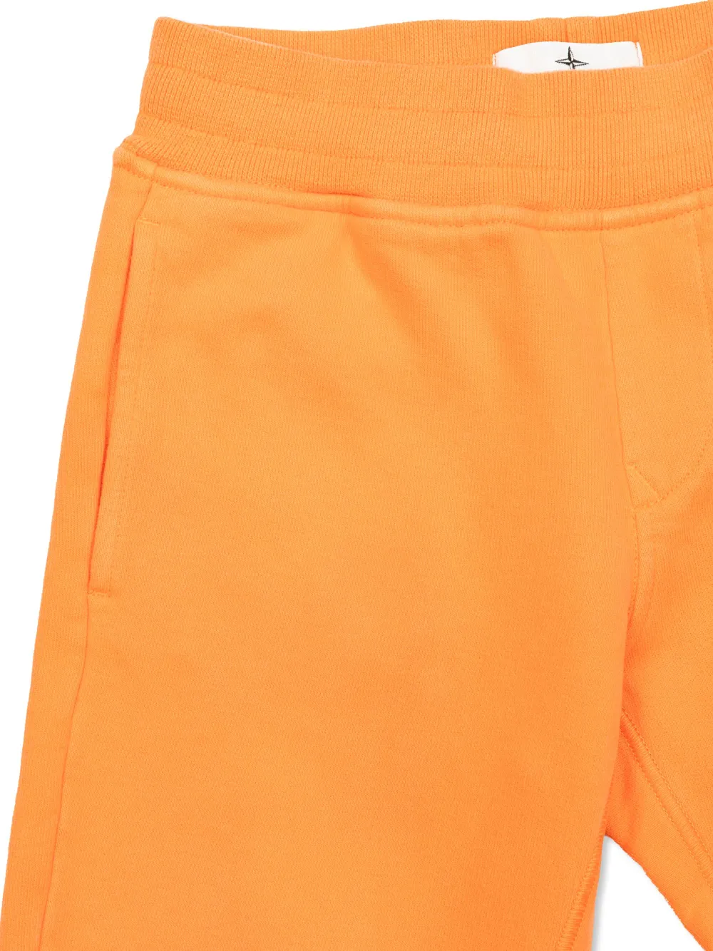 Stone Island Junior Trainingsbroek met logopatch Oranje