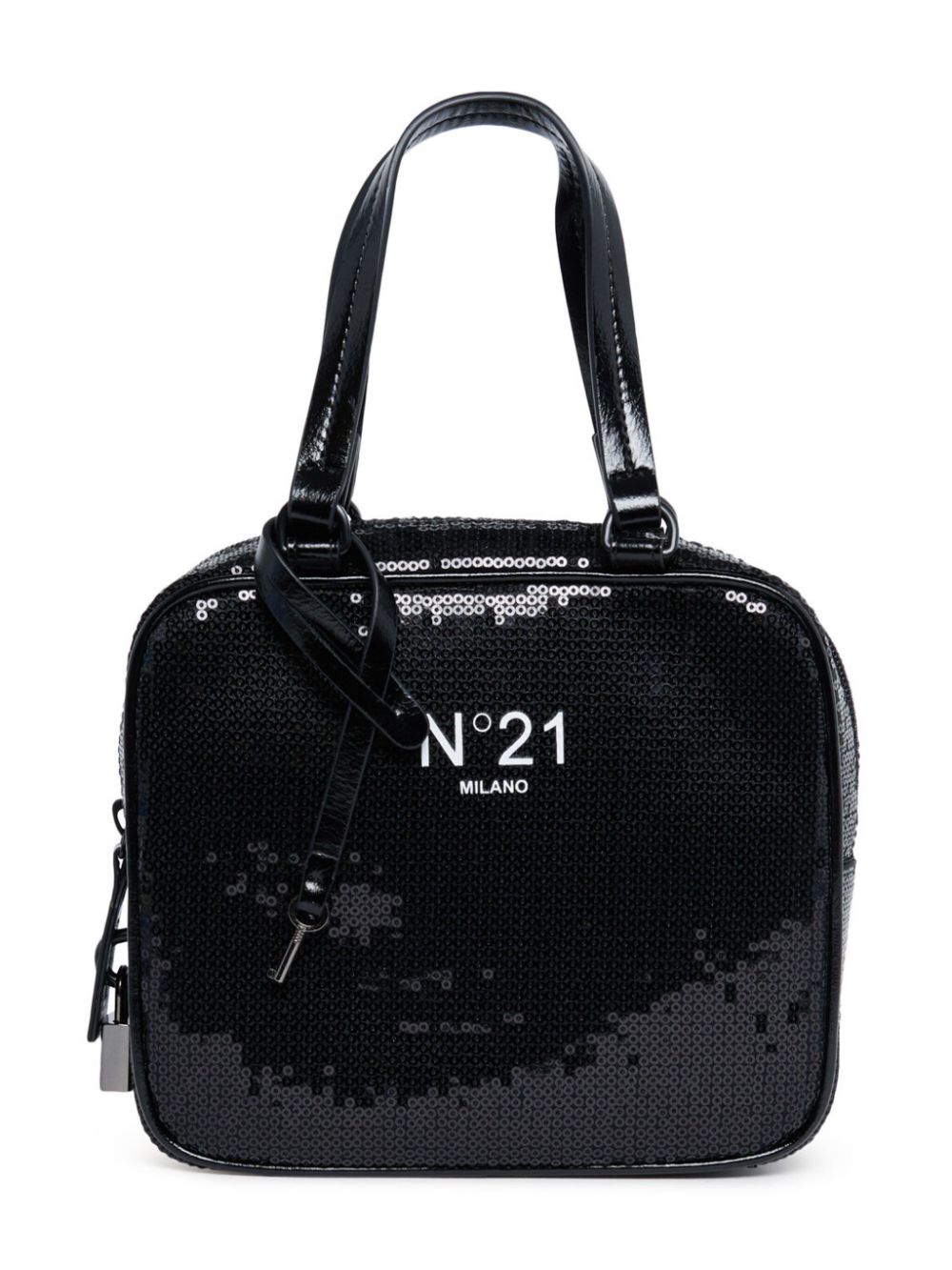 Nº21 Kids sequin shoulder bag - Black