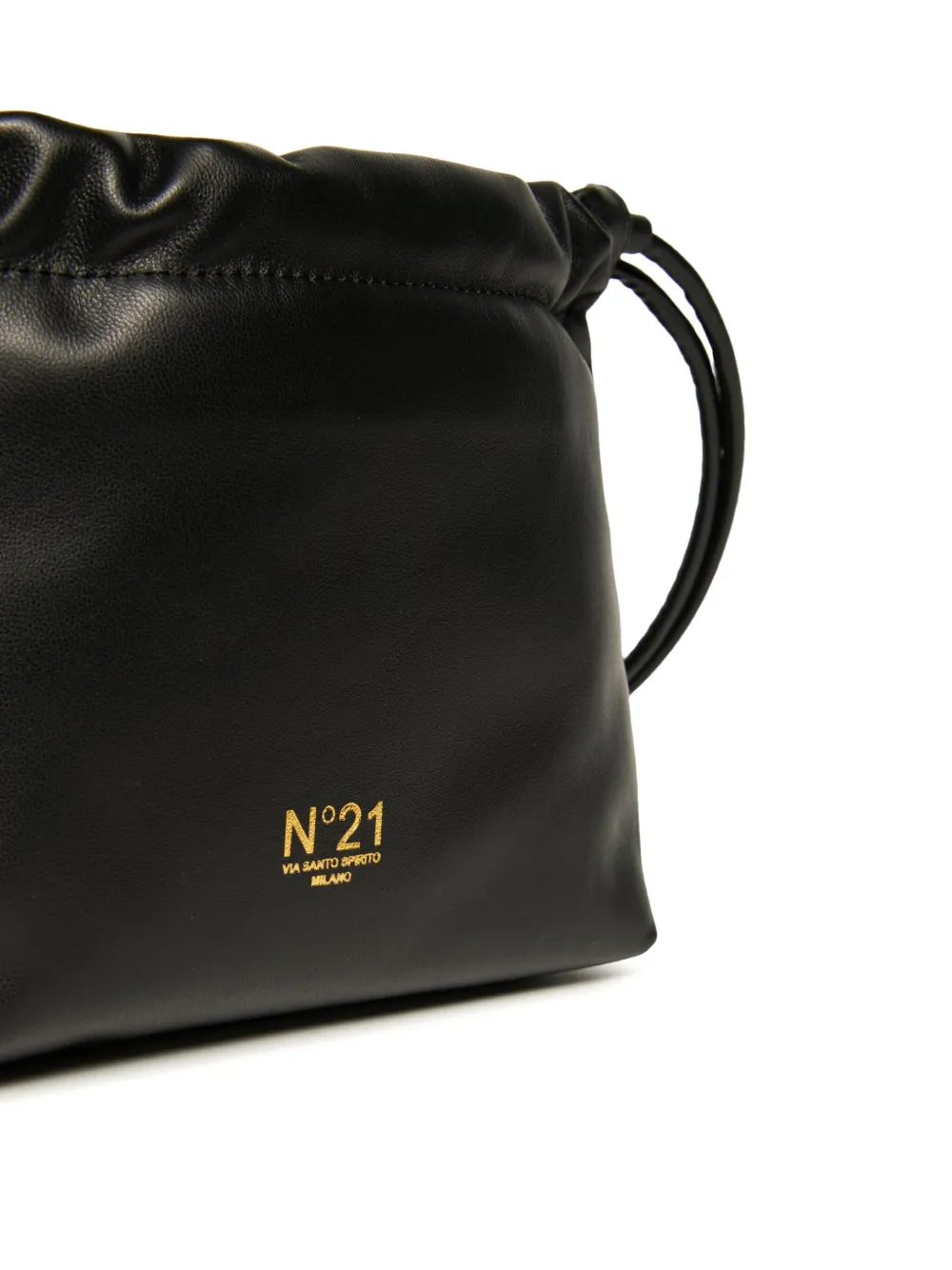 Nº21 Kids Schoudertas met logoprint Zwart