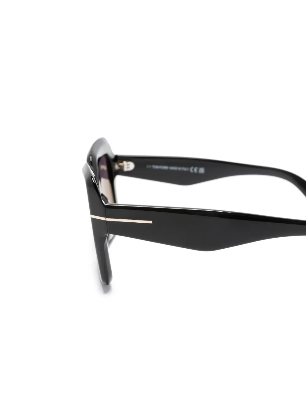 TOM FORD Eyewear Esme zonnebril met vierkant montuur Zwart