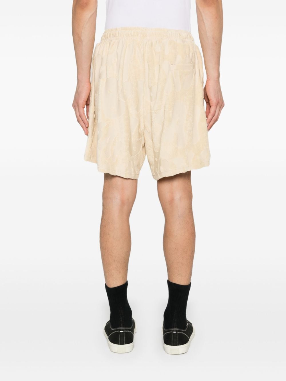 Shop Bonsai Branding Deck Shorts In Neutrals