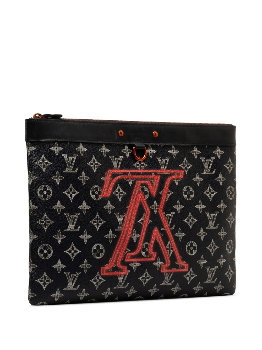 Affordable Louis Vuitton Pre-Owned 2010 Monogram Ink Upside Down Apollo Pochette clutch bag WOMEN