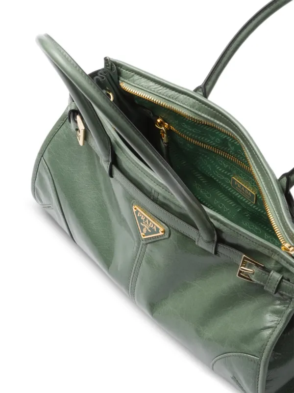 Prada Medium Bonnie Tote Bag | Green | FARFETCH