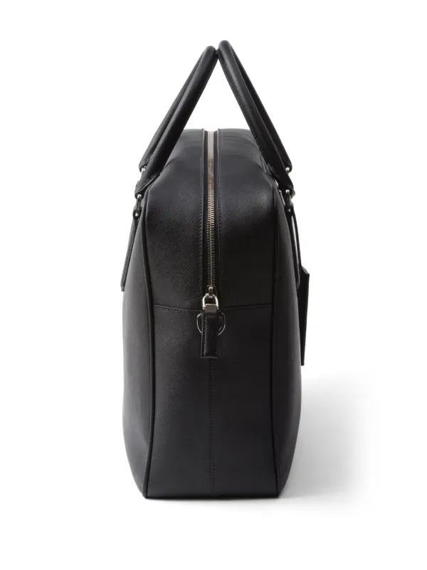 【関税＆送料込み】Prada Briefcase Prada Re-Nylon and Saffiano Leather Briefcase | Saks Fifth
