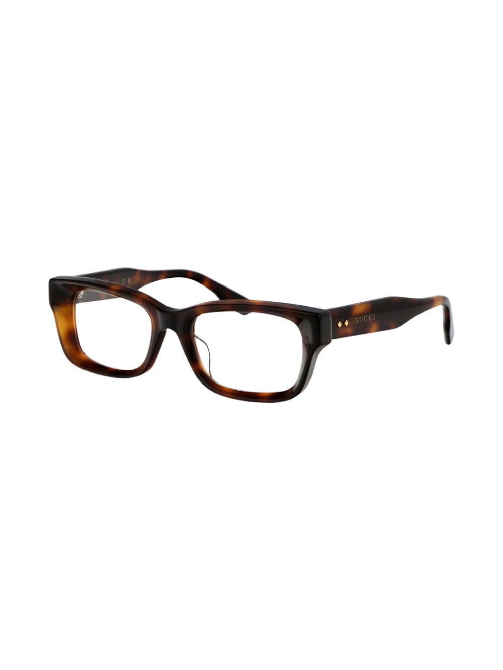 Gucci Eyewear rectangle-frame glasses - Bruin