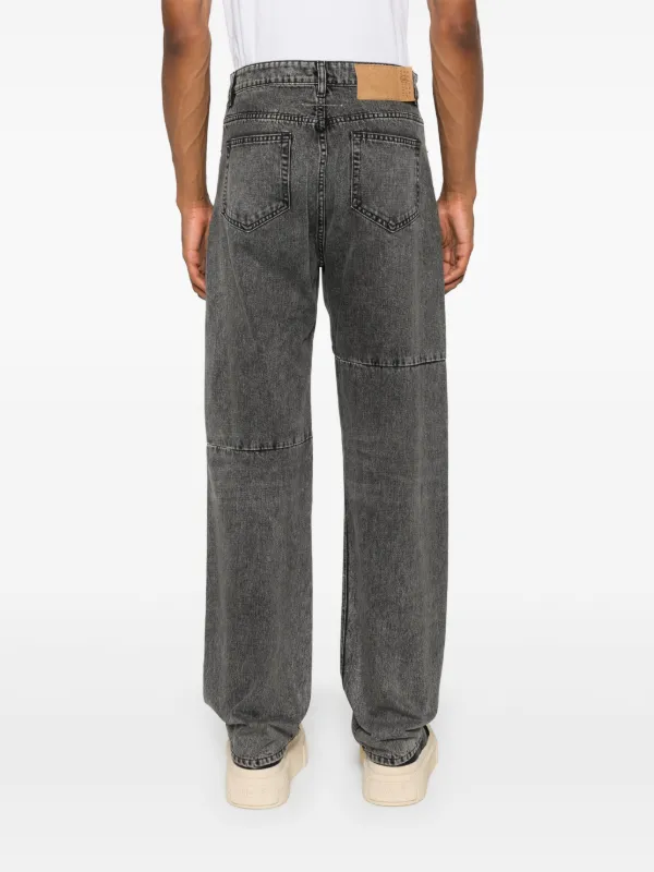 お歳暮 人気 straight-leg Panelled Margiela Maison MM6 Jeans Grey | パンツ
