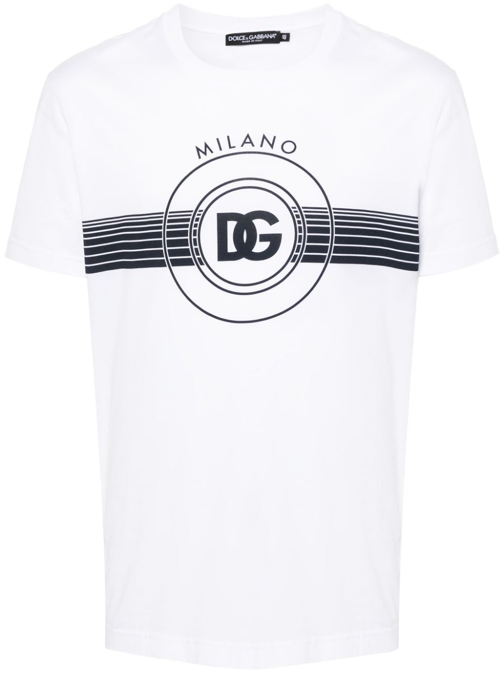 Dolce & Gabbana Logo-print Cotton T-shirt In White