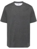 Brunello Cucinelli mélange-effect cotton T-shirt - Grey
