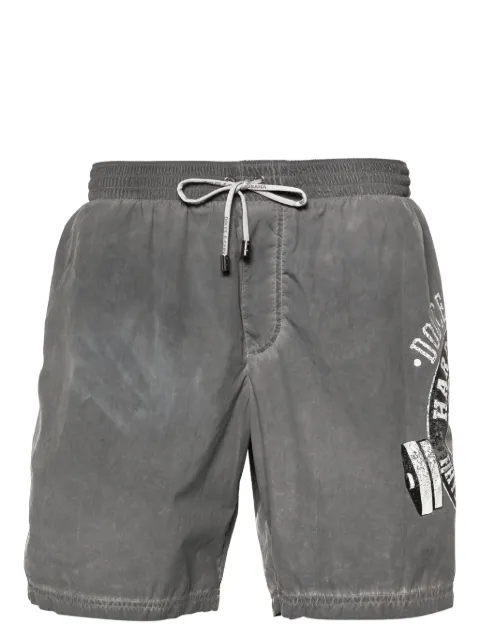 Dolce & Gabbana graphic-print swim shorts