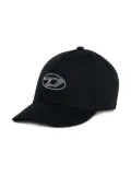 Diesel Kids logo appliqué hat - Black