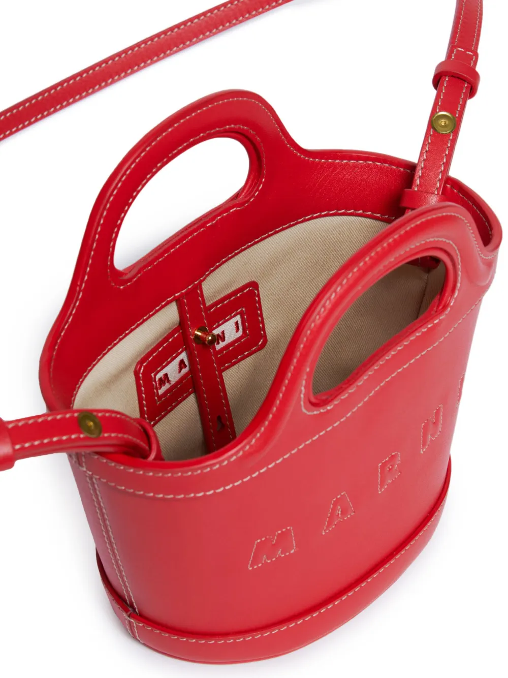 Marni Kids Tropicallia logo-embroidered bucket bag | Girls Accessories | Image 4