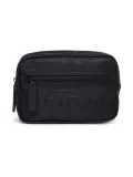 Diesel Kids logo-embossed zipped bag - Black