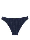 TWINSET embossed bikini bottoms - Blue