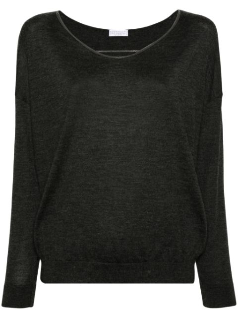 Brunello Cucinelli Monili-embellished jumper Women