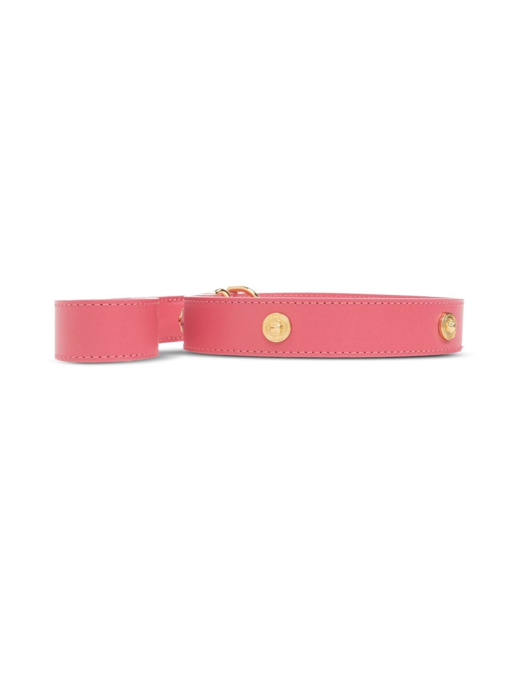 Shop Versace Medusa-stud Dog Lead In Pink