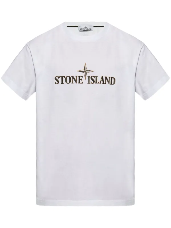 stone island compass back print tee