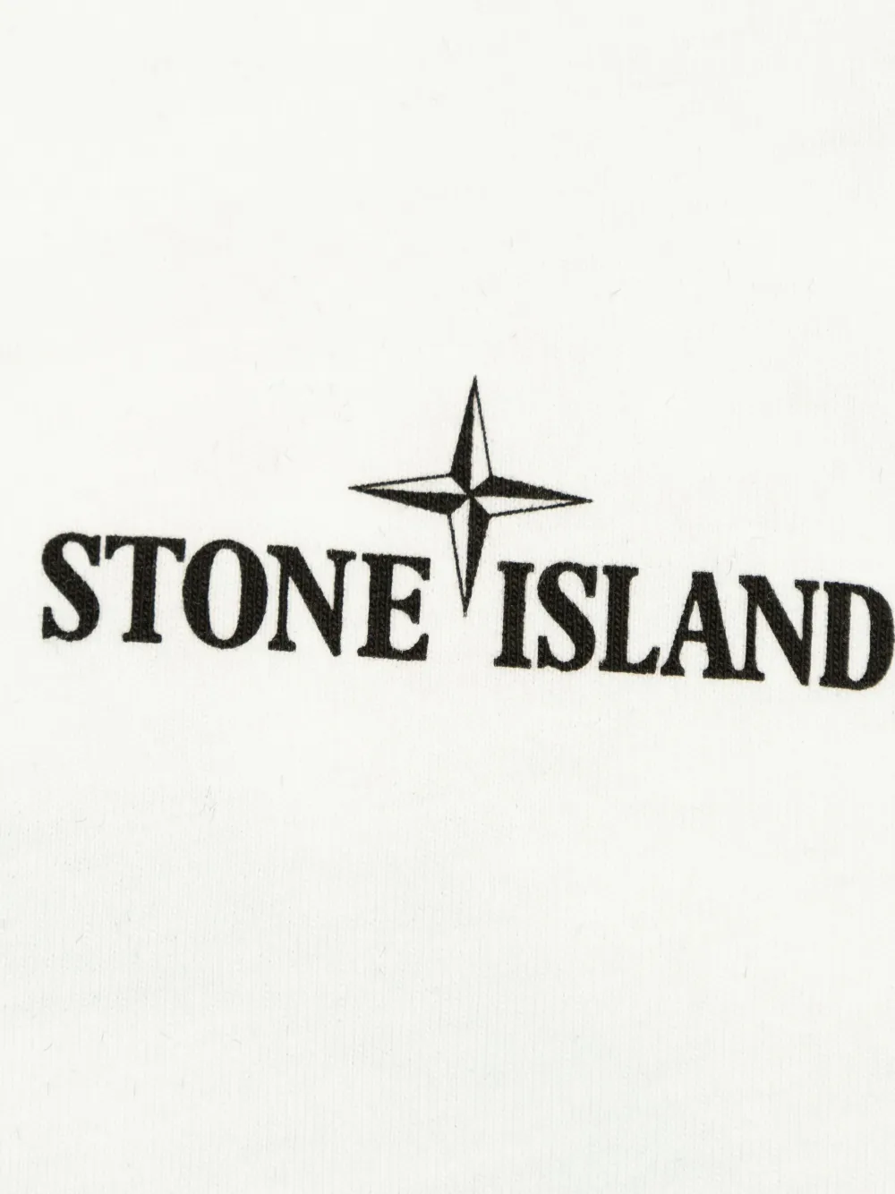 Stone Island Junior T-shirt met print Wit