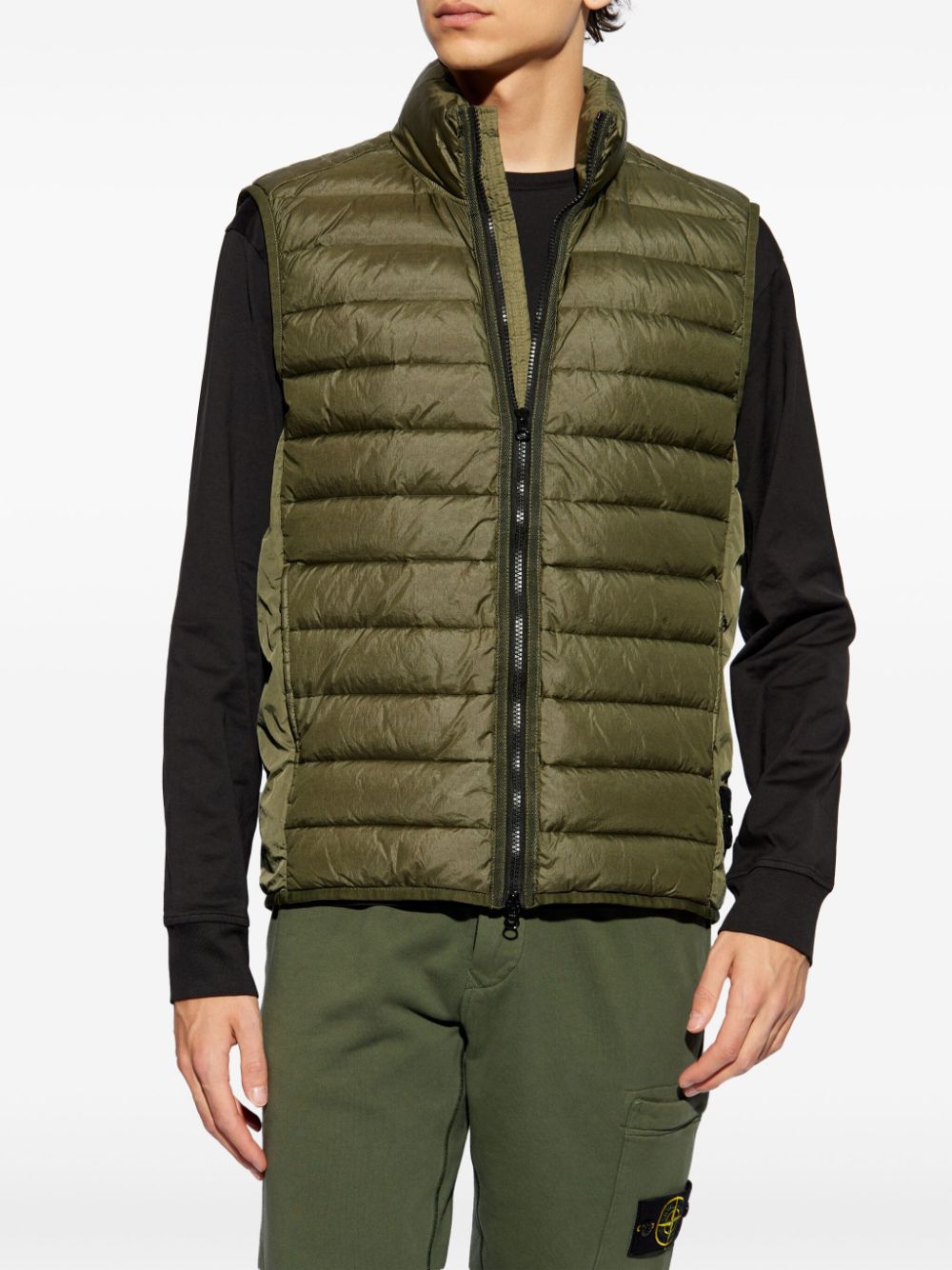 STONE ISLAND PADDED QUILTED GILET 