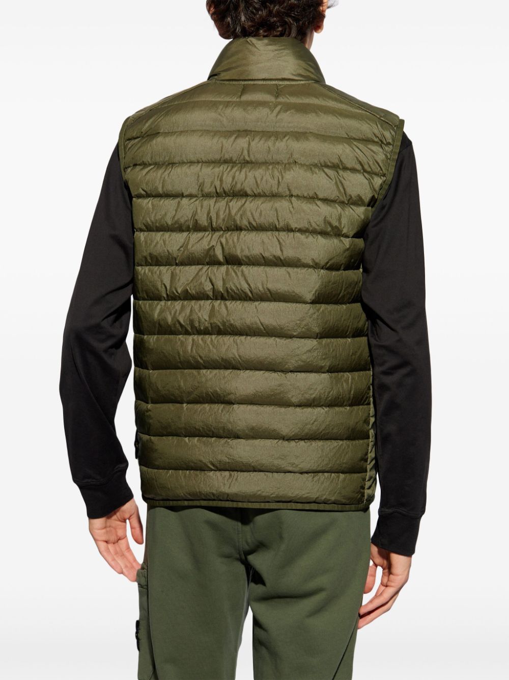 STONE ISLAND PADDED QUILTED GILET 