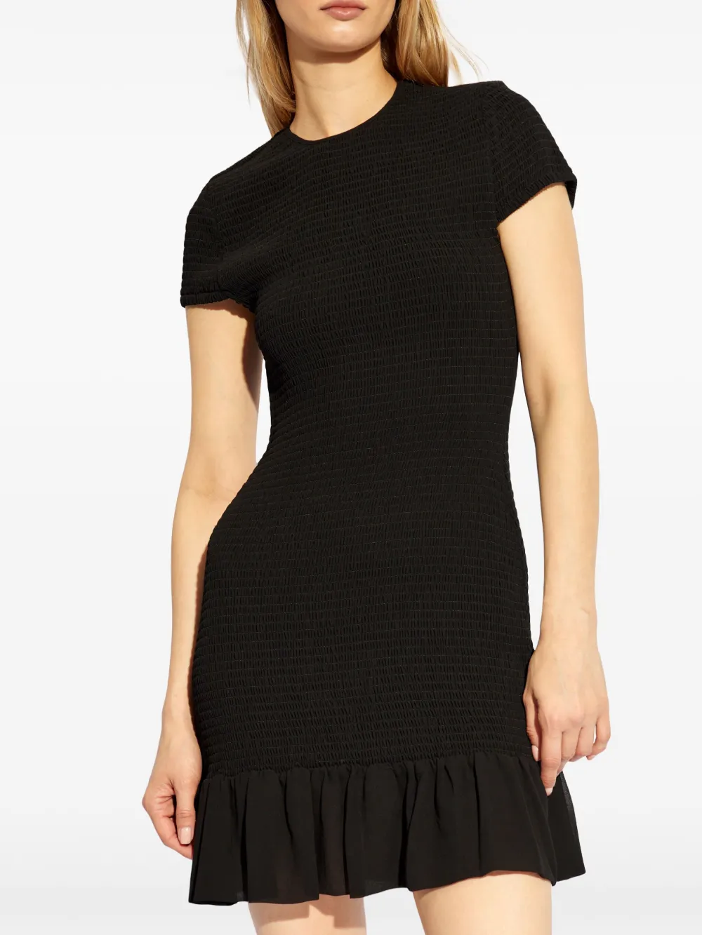 Michael Kors Gesmockte mini-jurk Zwart