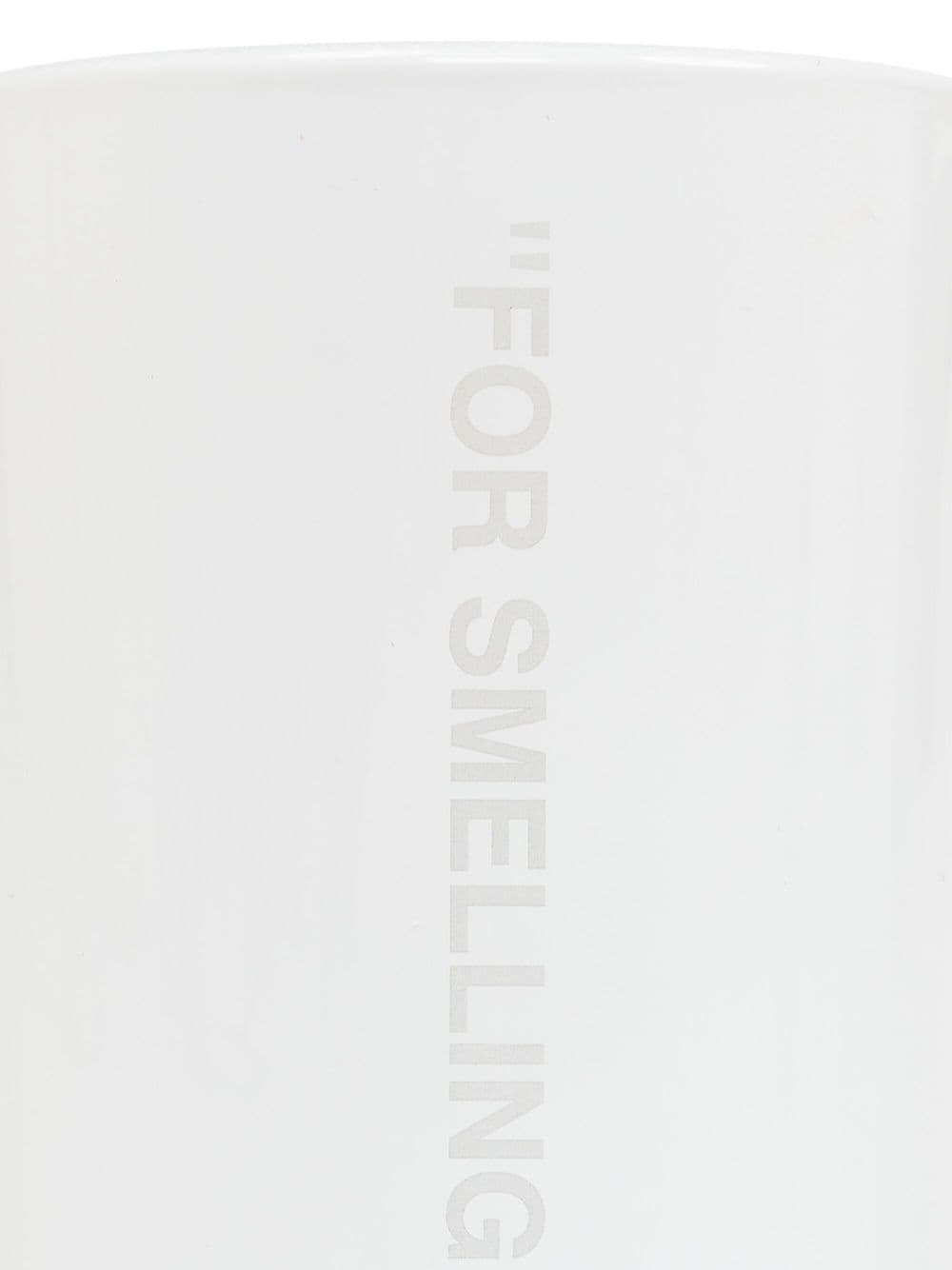 Shop Off-white Wax Candle In White